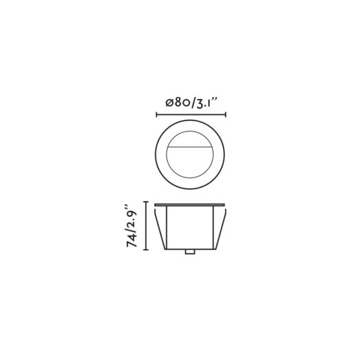 GRUND WALL WASHER LED 7W 3000K 24V Faro Barcelona 1-FR70856