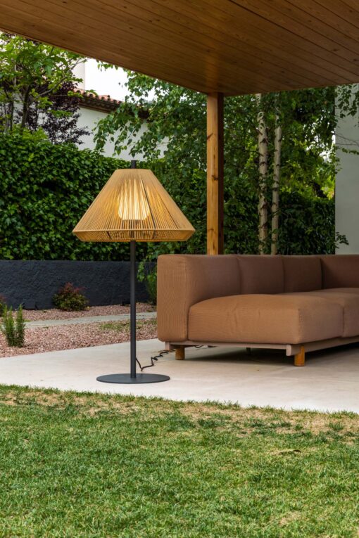 SAIGON OUT FLOOR LAMP 1M C70 OCHRE Faro Barcelona 1-FR71575-13