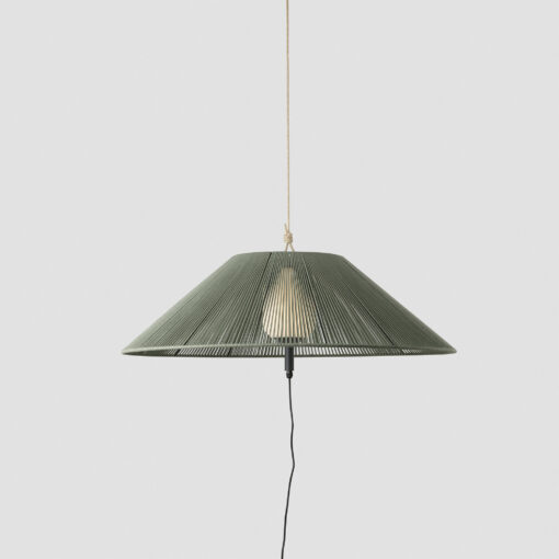 SAIGON OUT PEND PORT LAMP GREEN WITH PLUG C100 AG Faro Barcelona 1-FR71584-12