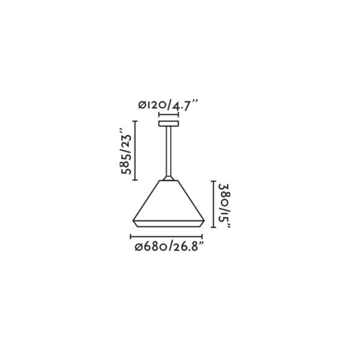 SAIGON OUT SUSPENDED FIX H590 W70 Faro Barcelona 1-FR71622-07