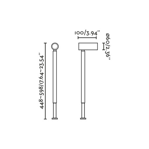 SAU 620 SPOTLIGHT/SPIKE BLACK 1xGU10 Faro Barcelona 1-FR71775