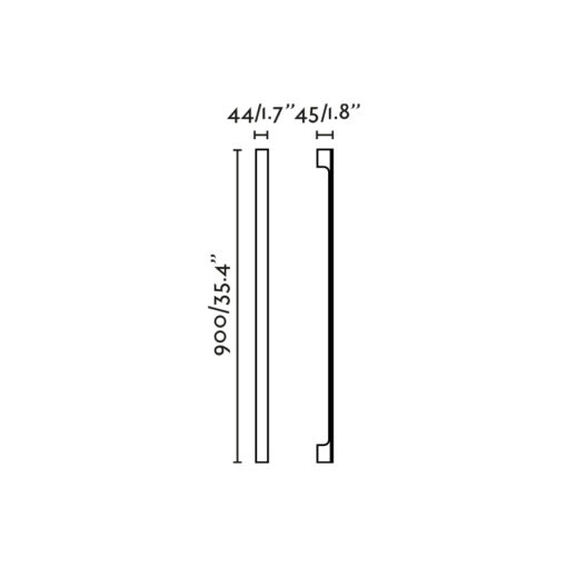 LIME 900 BLACK WALL LAMP LED 6,8W 2700-3000-4000K Faro Barcelona 1-FR71803