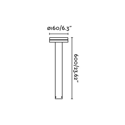 ESPOT 600 BEACON D.GREY 9W 2200-2700-3200-4000K Faro Barcelona 1-FR71948