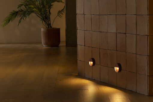 DUNE WALL LAMP ROUND CORTEN 3W 4CCT Faro Barcelona 1-FR71962