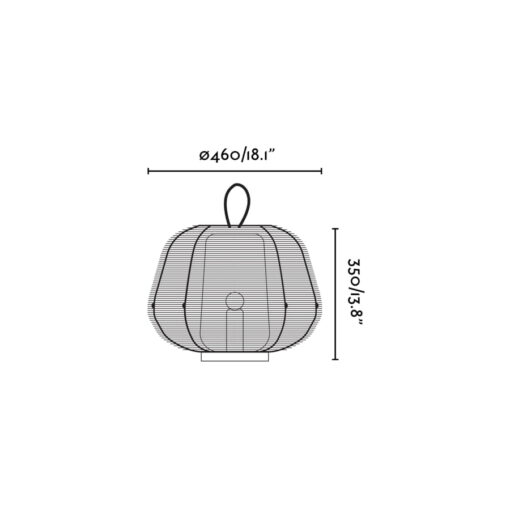 NARA PORTABLE BLACK 1xE27 Faro Barcelona 1-FR72102-156