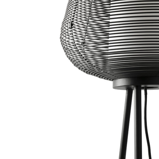 NARA FLOOR LAMP BLACK 1xE27 Faro Barcelona 1-FR72103-156