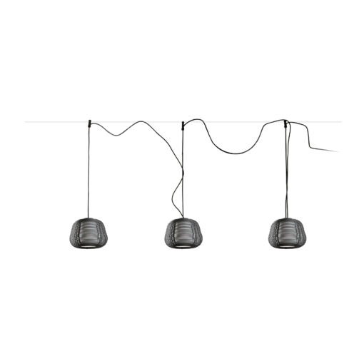 NARITA PENDANT SYSTEM BLACK 1xE27 Faro Barcelona 1-FR72121
