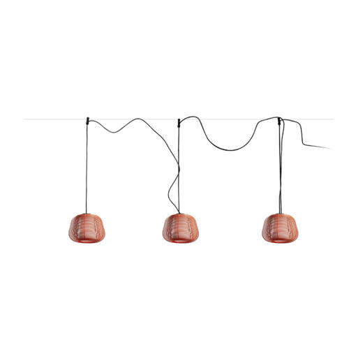 NARITA PENDANT SYSTEM ORANGE 1xE27 Faro Barcelona 1-FR72123