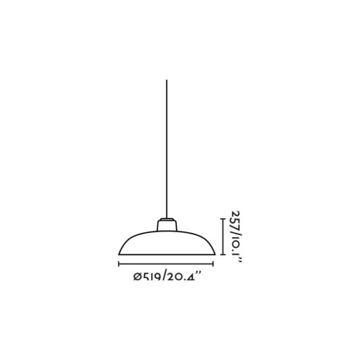 SAGA PENDANT SYSTEM RUST BROWN 1xE27 Faro Barcelona 1-FR72137
