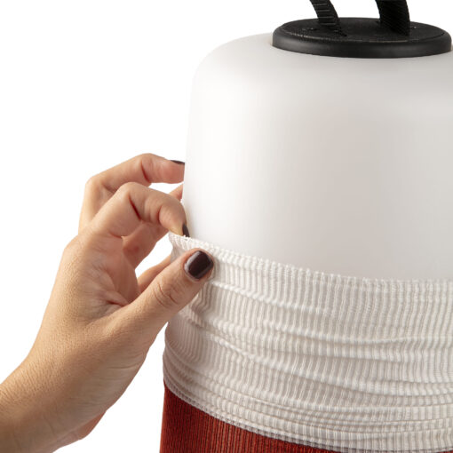 MUNA PORTABLE WHITE/ORANGE  E27 Faro Barcelona 1-FR72151