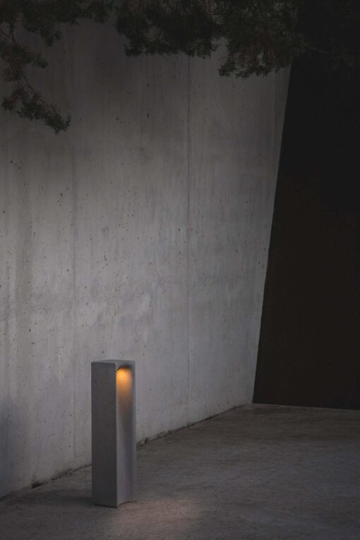GROT 700 BOLARD CONCRETE LED 6W 2700K Faro Barcelona 1-FR75632