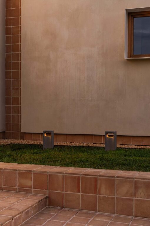 GLINT 400 BOLARD CONCRETE LED 6W 2700K Faro Barcelona 1-FR75637