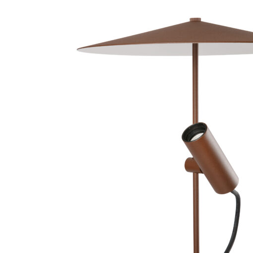 CLAP SPIKE RUST BROW 630 6W 3000K 38° W/PLATE S 24 Faro Barcelona 1-FR75708-433P