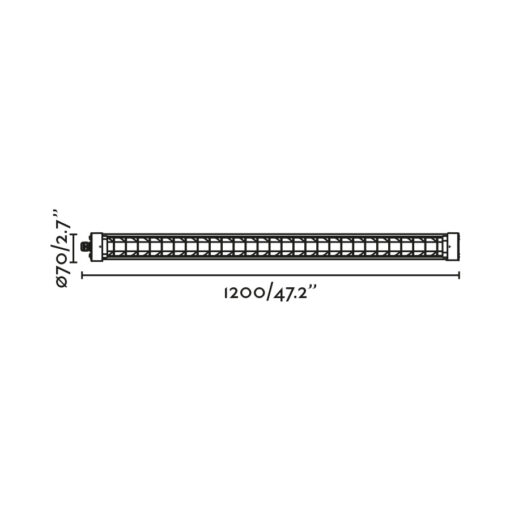 SCUBA 1200 LOUVER BK CEILING L. 36W 2700K 220-240V Faro Barcelona 1-FR75758