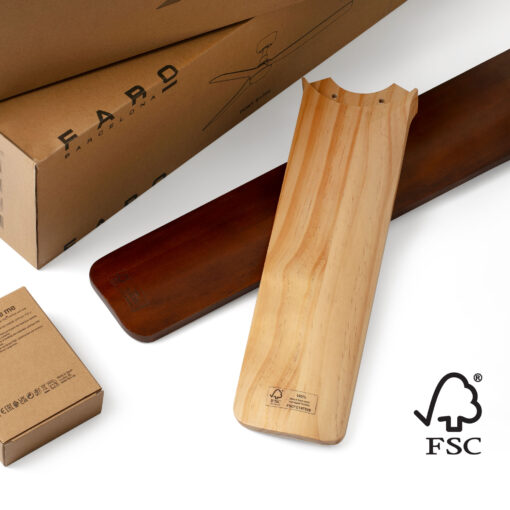 RUDDER L 3 Ø1320 BLACK 3P BLACK WALNUT 0-10V Faro Barcelona 1-FR34298VC