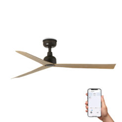MARINE Ø1250MM BROWN 3B OAK IP44 TUYA Faro Barcelona 1-FR34371WT