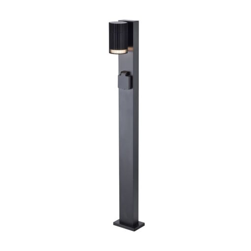 V‑TAC 24310VT Κολωνάκι Κήπου GU10 Μαύρο IP44 105×125×800