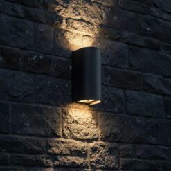 V‑TAC 24349VT Φωτιστικό Τοίχου LED Μαύρο 1250lm 3CCT Up‑Down IP65 71×96×171