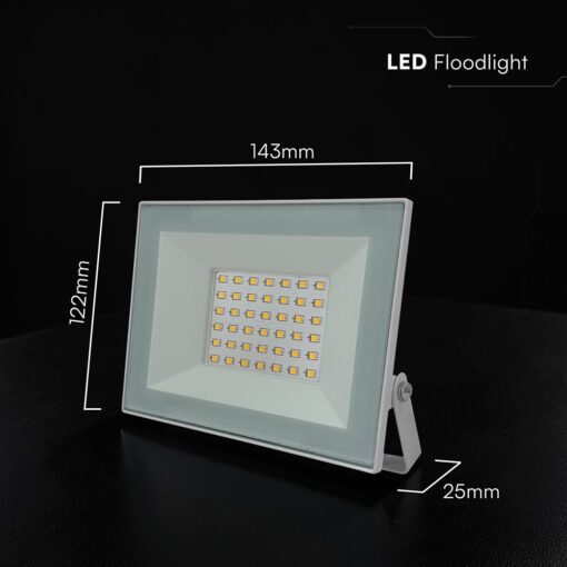 Προβολέας LED 30W Λευκός Σώμα IP65 4000K V-TAC 2340lm