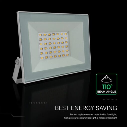Προβολέας LED 30W Λευκός Σώμα IP65 4000K V-TAC 2340lm
