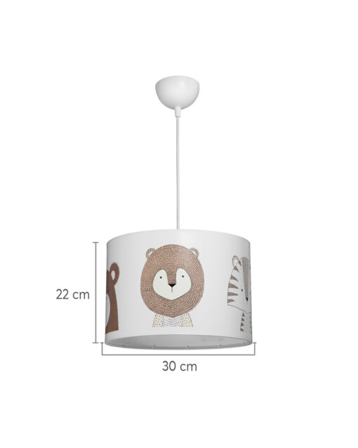 KID-LION 1L Φ30 ΚΡΕΜΑΣΤΟ Ε/27 Heronia 36-0038HR
