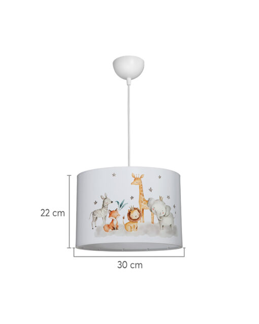 KID-ZOO 1/L ΚΡΕΜΑΣΤΟ ΠΑΙΔΙΚΟ ΖΩΑΚΙΑ Φ-30CM Heronia 36-0048HR