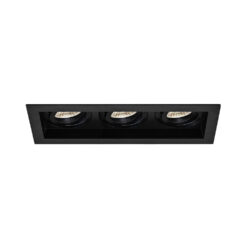 Σποτ “Beta” 3 x GU10 Μαύρο Braytron BΗ03-05041BR