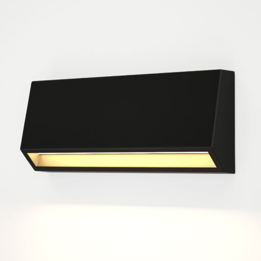Φωτιστικό επιτοίχιο HER-03 LED BLACK IP65 εξωτερικού χώρου Heronia 42-0003HR