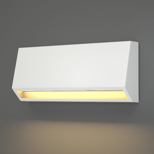 Φωτιστικό επιτοίχιο HER-03 LED WHITE IP65 εξωτερικού χώρου Heronia 42-0004HR