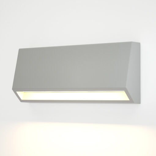 Φωτιστικό επιτοίχιο HER-03 LED GREY IP65 εξωτερικού χώρου Heronia 42-0005HR