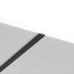 Μαγνητική Ράγα slim 1m 48V Μαύρη Νέα Braytron BY41-02111BR