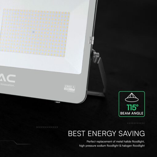 Προβολέας LED 200W Cree Chip 37000lm IP65 Μαύρος 4000K 6yrs Wty V-TAC 9896-6