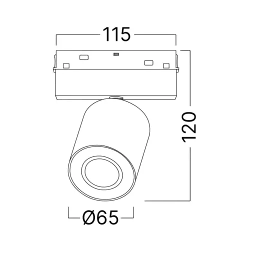 Ηχείο Μαγνητικής Ράγας 10W Bluetooth Μαύρο Braytron BD60-00011BR