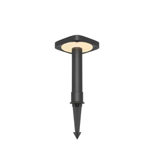 Braytron BG36‑00781 Solar Καρφωτό Κήπου 8W 2CCT 70lm IP65 Μαύρο – Σετ 2 τεμ.