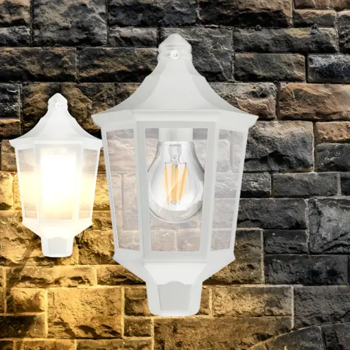BRY-DUBLIN_WL-WHT-E27-IP44-WALL LIGHT Braytron BG44-00100BR