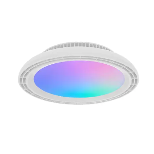Ανεμιστήρας οροφής 30w + 24w RGB & 3CCT 2200lm με control Λευκός Braytron BH85-00030BR