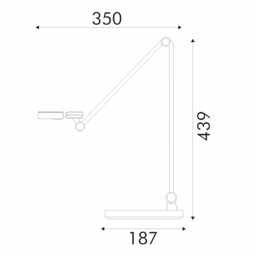ΦΩΤΙΣΤΙΚΟ ΓΡΑΦΕΙΟΥ ΜΑΥΡΟ ΠΛΑΣΤΙΚΟ LED SMD  9W 500LM CCT 3000K-4000K-6000K IP20 ACA BL1105BK