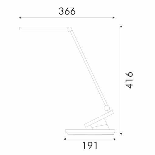 ΦΩΤΙΣΤΙΚΟ ΓΡΑΦΕΙΟΥ ΜΑΥΡΟ ΠΛΑΣΤΙΚΟ LED SMD  10W 550LM CCT 3000K-4000K-5700K IP20 ACA BL1235BK