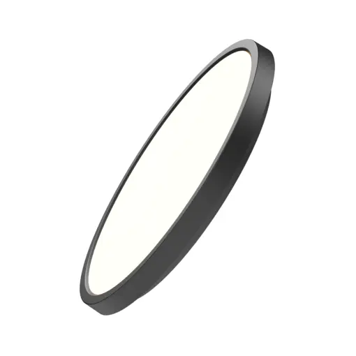 Πλαφονιέρα “Jade” slim 25W 5CCT Ø30 Μαυρο Braytron BP07-20381BR