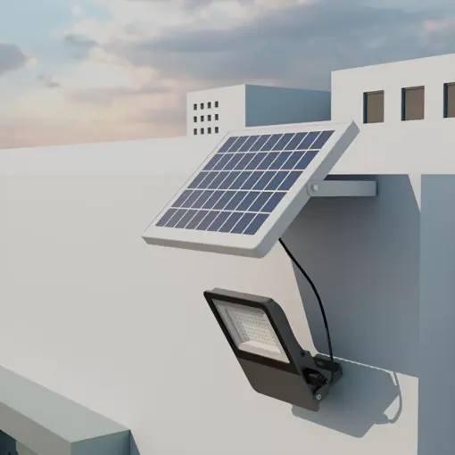 Προβολέας ηλιακός (solar) IP65 100w (30w) 600lm 3CCT Braytron BT64-11281BR
