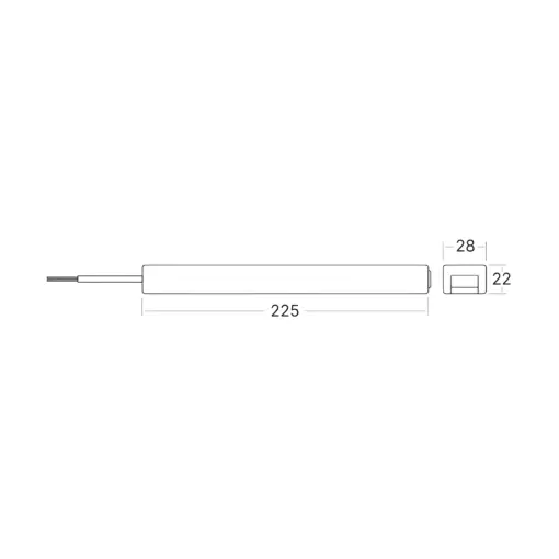 Driver Μαγνητικής Ράγας slim 100w Νέο Braytron BY03-32101BR