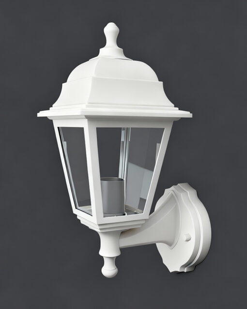 LP-350-1 WHITE ΑΠΛΙΚΑ ΤΕΤΡΑΓΩΝΗ UP & DOWN Ε/27 Heronia 42-0046HR