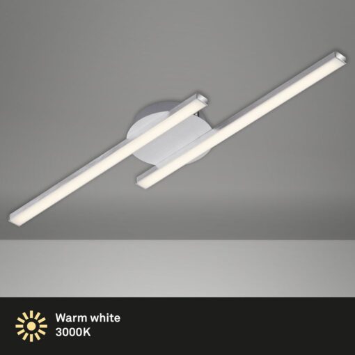 Απλίκα Led “Go” 12w 1200lm 3000K Αλουμίνιο Briloner-Brilo 3257-029BR