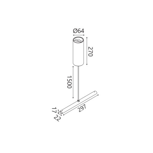 ΚΡΕΜΑΣΗ MATRIX ΑΜΜΩΔΕΣ ΜΑΥΡΟ ΑΛΟΥΜ. CCT DIM 70W ΡΟΖΕΤ Φ64x235mm ΣΤΥΛΟΣ ΚΡΕΜΑΣΗΣ 22x17x297mm  
IP20 ACA LM8001MA75W