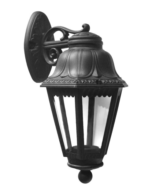 LP-550 BLACK ΦΑΝΑΡΙ UP-DOWN ΕΞΑΓΩΝΟ ΠΛΑΣΤΙΚΟ Heronia 42-0081HR