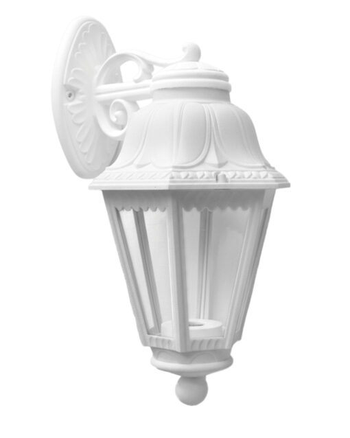 LP-550 WHITE ΦΑΝΑΡΙ UP-DOWN ΕΞΑΓΩΝΟ ΠΛΑΣΤΙΚΟ Heronia 42-0082HR