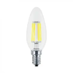 Λάμπα led κερί filament διάφανο 4W E14 2700K Braytron BA36-00410BR