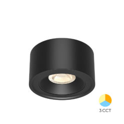 Σποτ οροφής “Gata” 10w 900lm 3cct Μαύρο Braytron BH04-00041BR