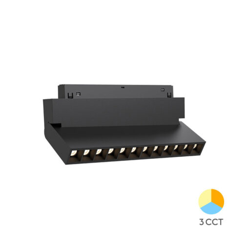 Φωτιστικό Led Μαγνητικής Ράγας 12W CCT 48VDC Μαύρο Braytron BD60-03281BR