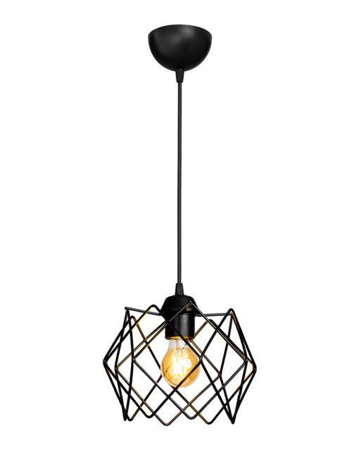 DM-04 1/L BLACK ΚΡΕΜΑΣΤΟ ΑΡΑΧΝΗ ΜΕΤΑΛΛΙΚΟ Heronia 34-0379HR